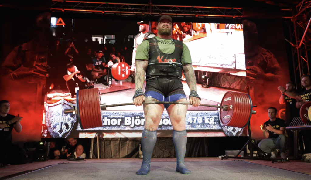 Hafthor Björnsson Just Broke His Own Deadlift World Record With 505 Kilogram Pull