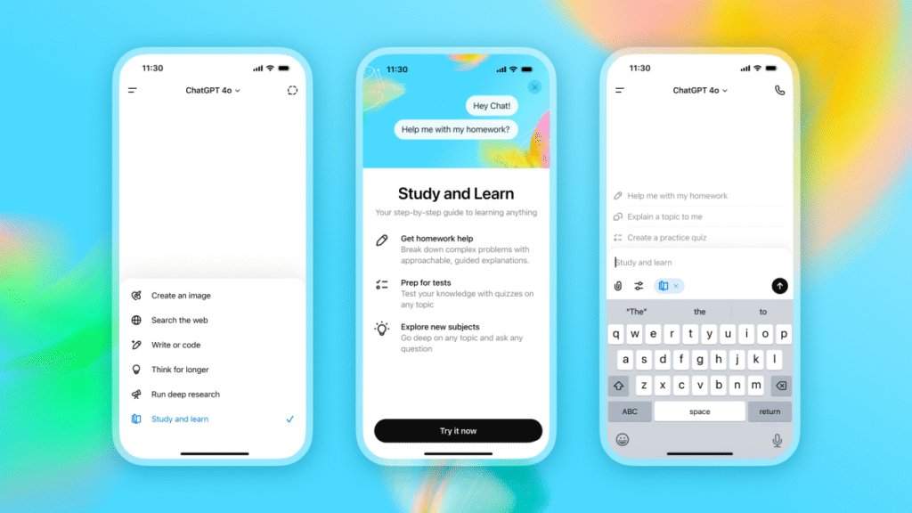OpenAI launches study mode for ChatGPT, turning the bot into a teacher OpenAI launches study mode for ChatGPT, turning the bot into a teacher