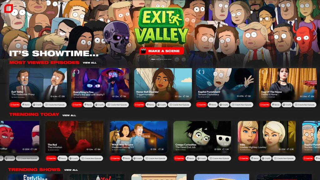 Showrunner, an AI-powered streaming service, launches in alpha this week