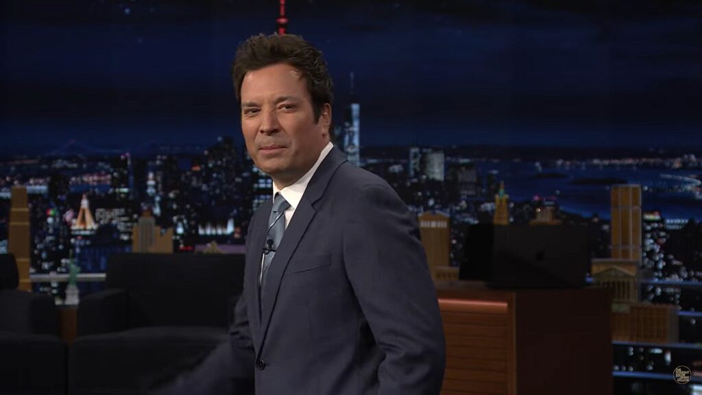 Jimmy Fallon Starts a Hilarious Shouting Match Over ‘Hunting Wives’ While Talking About the Economy | Video