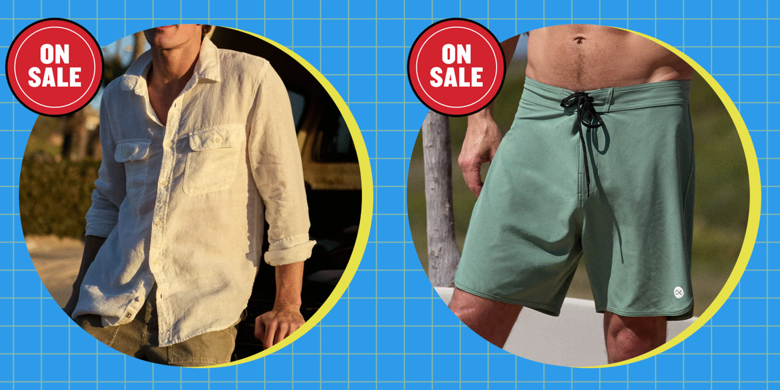 Outerknown July Sale: Save up to 71% Off on Board Shorts, T-Shirts, and More
