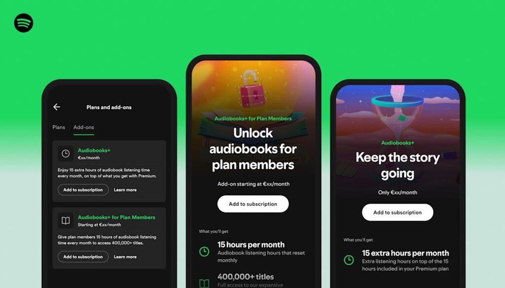 Spotify’s premium audiobook feature launches in the US Spotify’s premium audiobook feature launches in the US