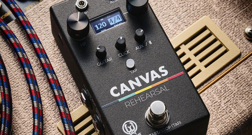 “Playing along to streamed music works a treat and, while a straight dry click might not be everyone’s favored choice, it’s a useful facility”: Walrus Audio Canvas Rehearsal review