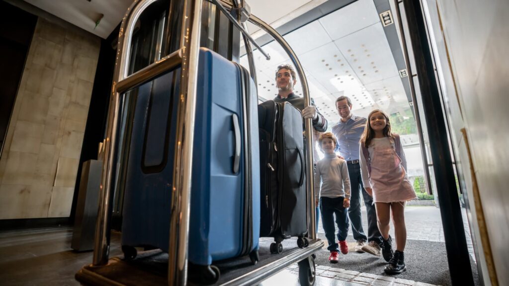 Many business travelers are quietly taking their families along on trips