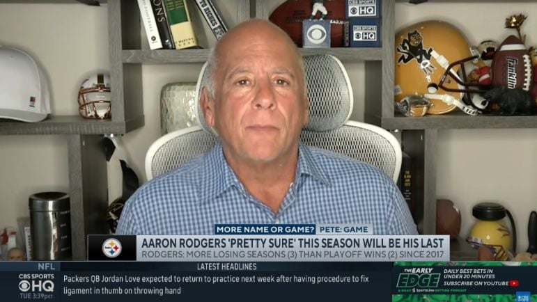 ‘More Game Than Name’: Pete Prisco Thinks Aaron Rodgers Can Still Be ‘Productive, Good’ QB ‘More Game Than Name’: Pete Prisco Thinks Aaron Rodgers Can Still Be ‘Productive, Good’ QB