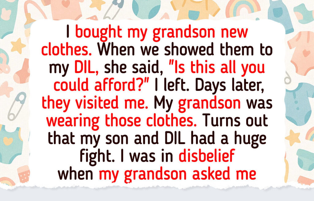I Bought My Grandson New Clothes—My DIL Humiliated Me