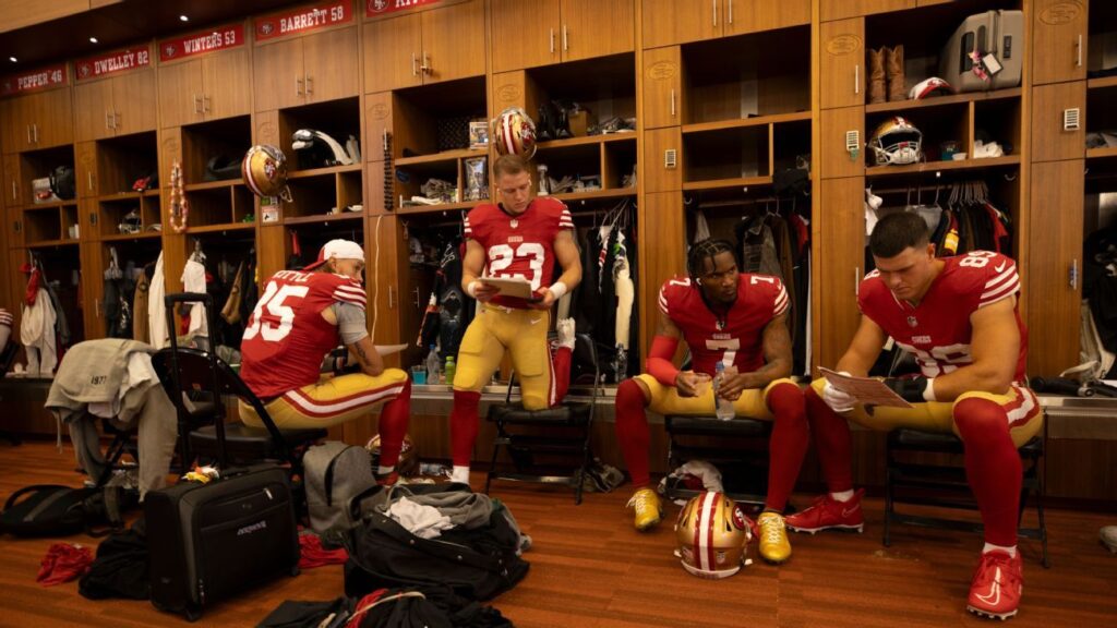 NFL locker room assignments, and how teams carefully —