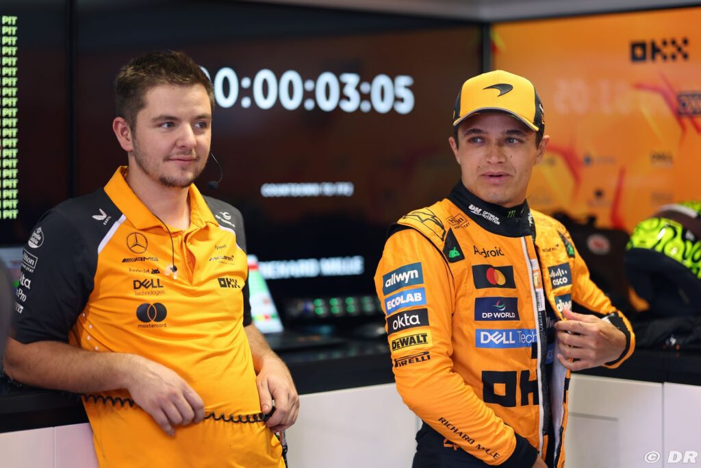 Norris met ses progrès sur le compte de sa faculté à se ressaisir