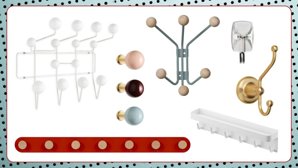 Our Editors’ Favorite Decorative Wall Hooks for Home Organization