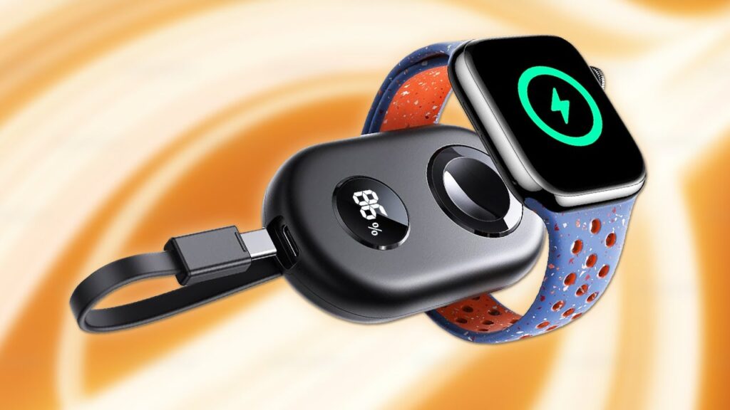 The $10 Joyroom Apple Watch Charger Has an Internal 2,500mAh Battery for Charging Your Watch on the Go