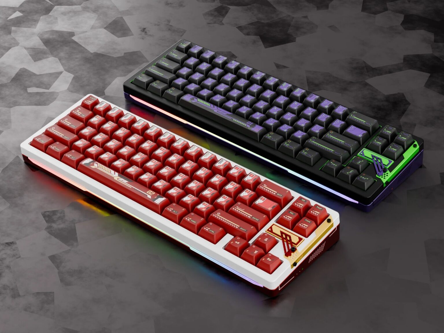 Chilkey Slice68 HE: New Evangelion-themed Hall effect gaming keyboard on the way
