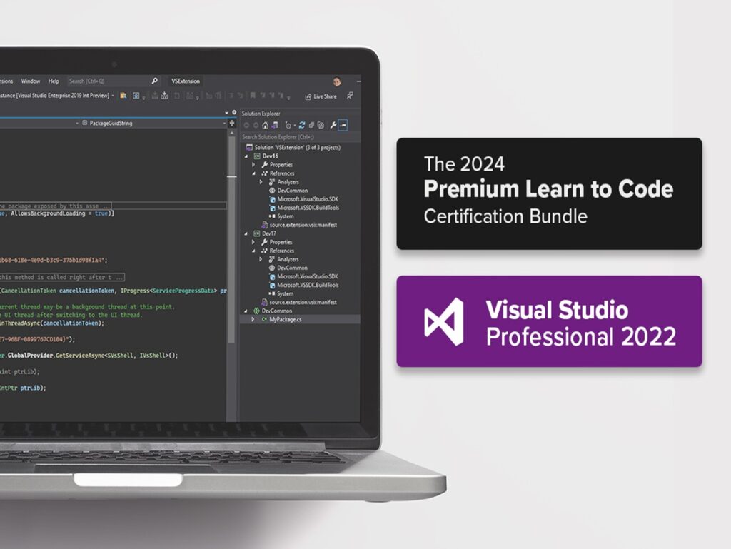 Get Microsoft Visual Studio Pro FREE when you buy this $50 coding course bundle Get Microsoft Visual Studio Pro FREE when you buy this $50 coding course bundle