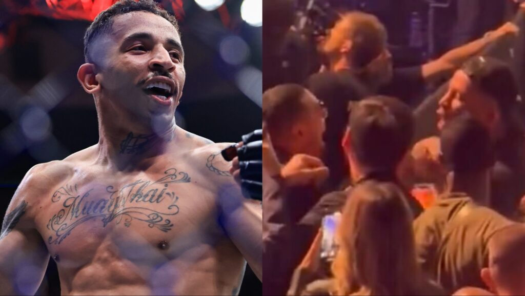 Carlos Prates gets into heated altercation with Nassourdine Imavov’s manager at UFC Paris ceremonial weigh-in