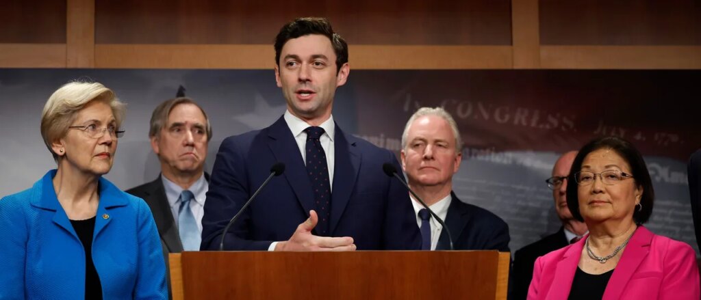 Vulnerable Dem Sen Took Credit For Trump-Signed Vets Law. The Bill’s Sponsor Says He Played No Role.