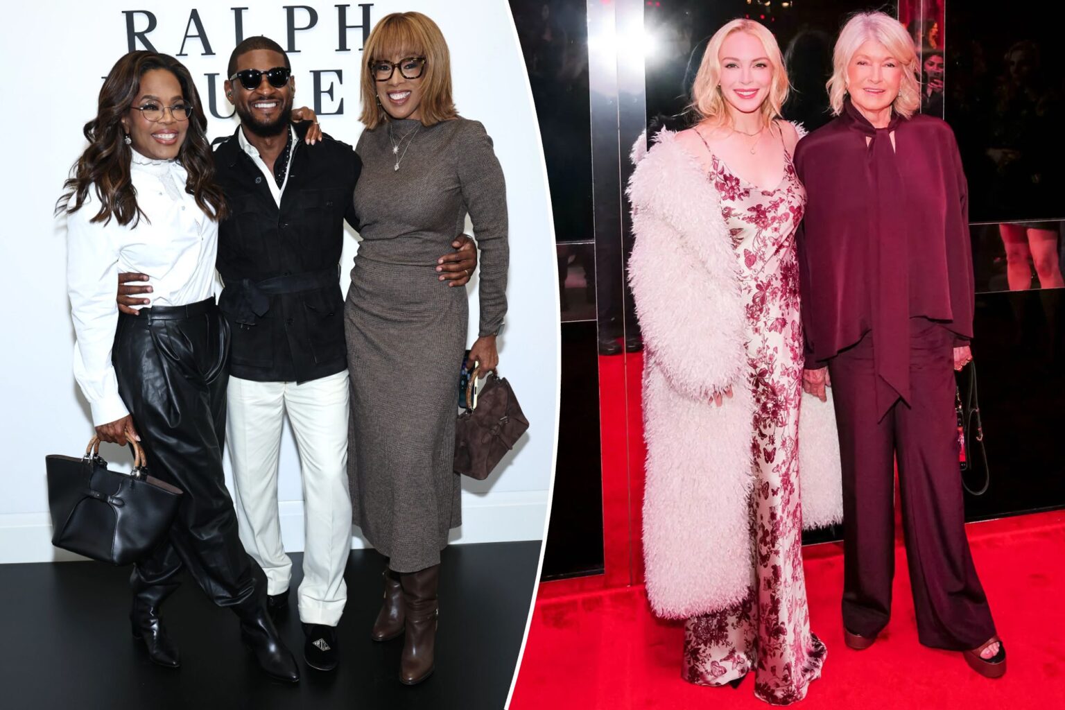 All the celebrities at NYFW September 2025: Oprah and Usher at Ralph Lauren, more