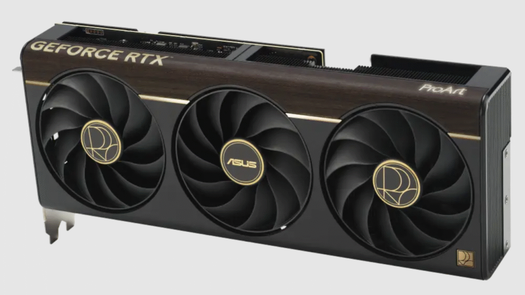 Asus wants you to pay $1469 for a posh ProArt RTX 5080 GPU with a wooden frame