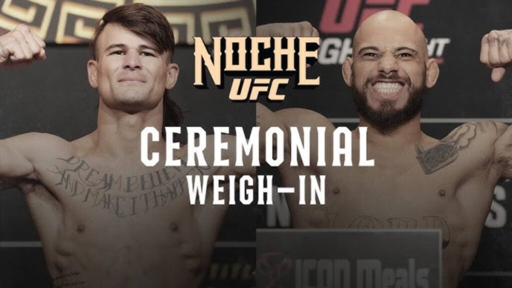 Noche UFC 3 Ceremonial Weigh-In Video
