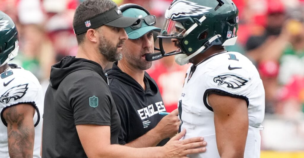 The Eagles’ offense is stuck in the mud, again