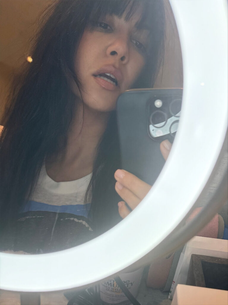 Kourtney Kardashian impulsively cuts her hair amid COVID battle: ‘Witchy season’