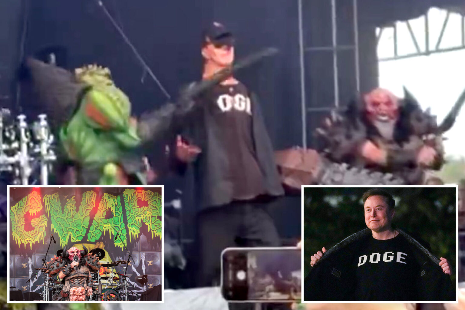 Heavy metal band stage phony beheading of Elon Musk, murder Trump in shocking festival performance Heavy metal band stage phony beheading of Elon Musk, murder Trump in shocking festival performance