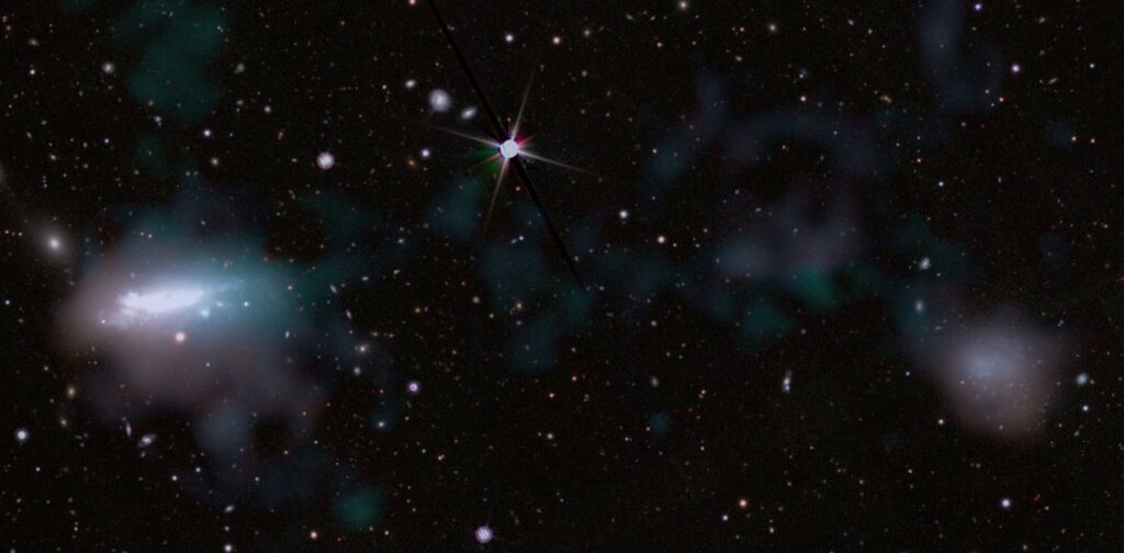 What a newly discovered gas bridge between galaxies tells us about the cosmic cycle of matter