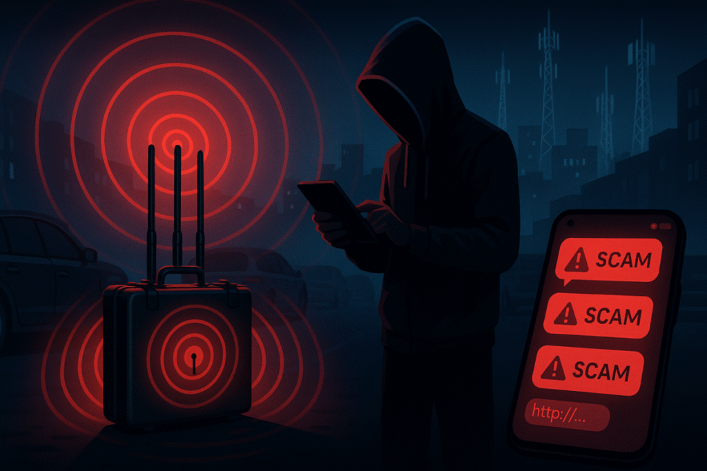 Cybercriminals Now Use Portable Fake Cell Towers to Deliver Scam Messages Cybercriminals Now Use Portable Fake Cell Towers to Deliver Scam Messages