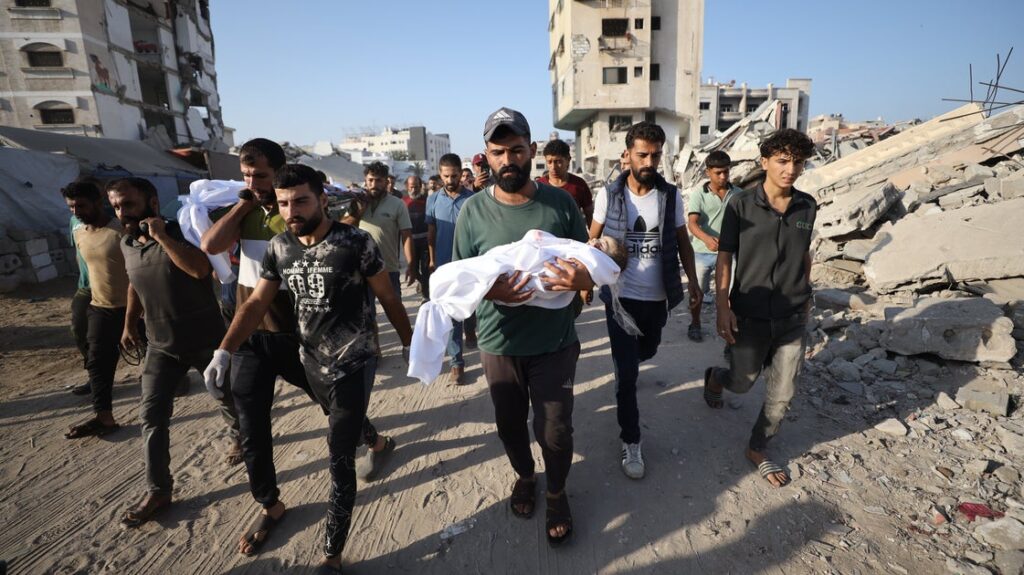 Airstrikes And Gunfire Kill At Least 59 People In Gaza As Pressure Grows For Ceasefire, Hostage Deal Airstrikes And Gunfire Kill At Least 59 People In Gaza As Pressure Grows For Ceasefire, Hostage Deal