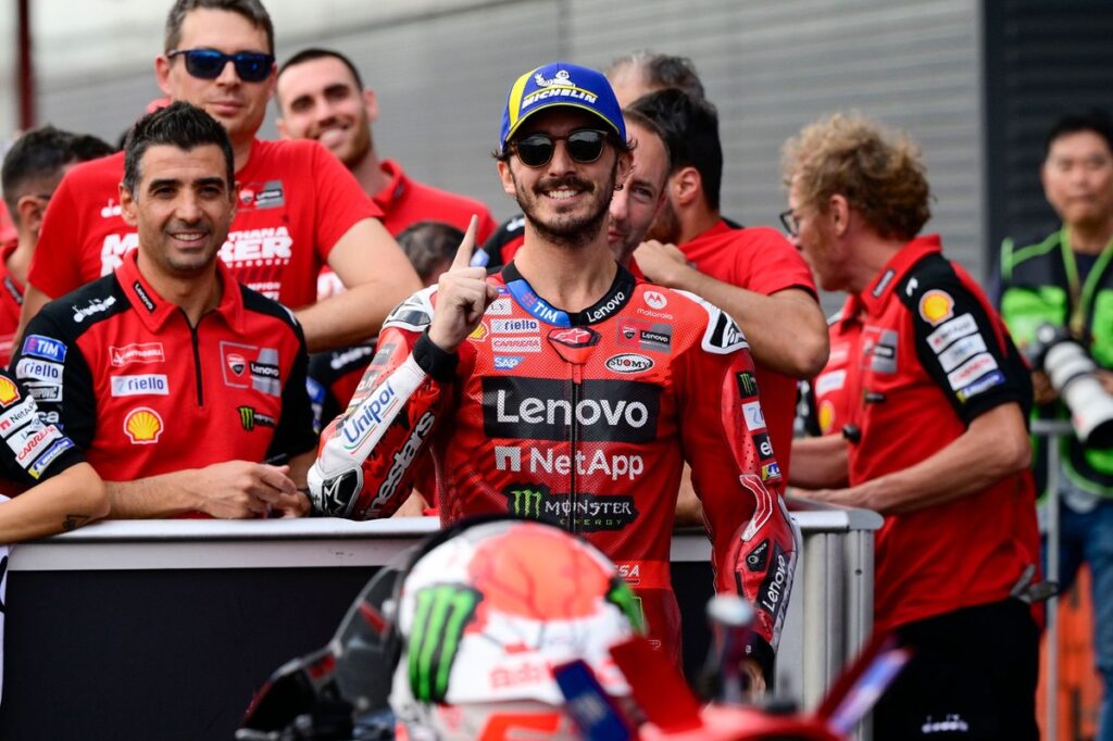 Francesco Bagnaia wants to beat Alex Marquez to second in the MotoGP championship