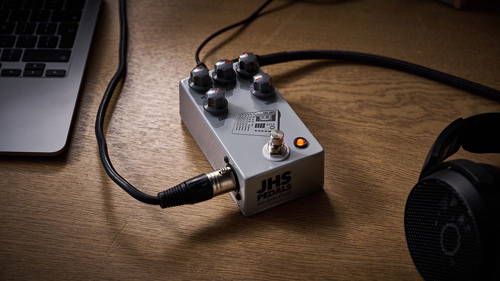 “So much more than just ‘Mk.gee in a pedal’, this clever little preamp box leaves plenty of room to find your own voice”: JHS Pedals 424 Gain Stage review “So much more than just ‘Mk.gee in a pedal’, this clever little preamp box leaves plenty of room to find your own voice”: JHS Pedals 424 Gain Stage review