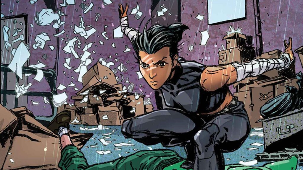 Echo returns in a new comic co-written by Taboo of the Black-Eyed Peas which gives her a new power that will “redefine her adventures in the Marvel Universe”