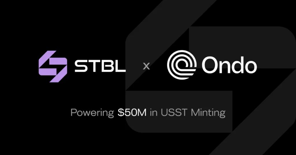 STBL integrates Ondo’s USDY to redefine how stablecoins generate yield