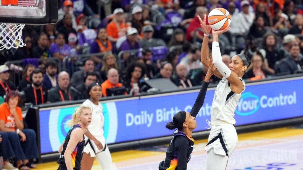A’ja Wilson pours in 31 as Aces complete Finals sweep of Mercury