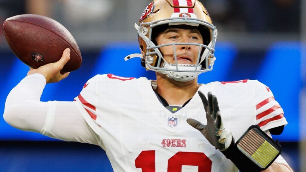 Sources: 49ers expect QB Jones to start vs. Bucs