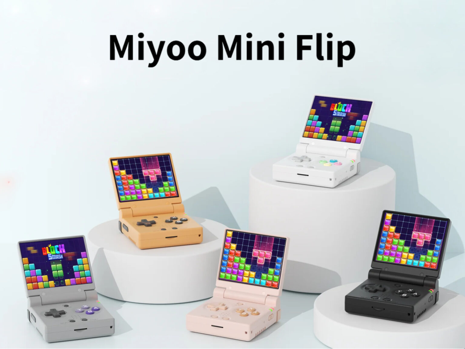 Tiny clamshell gaming: Miyoo Mini Flip lined up for imminent release in five colours