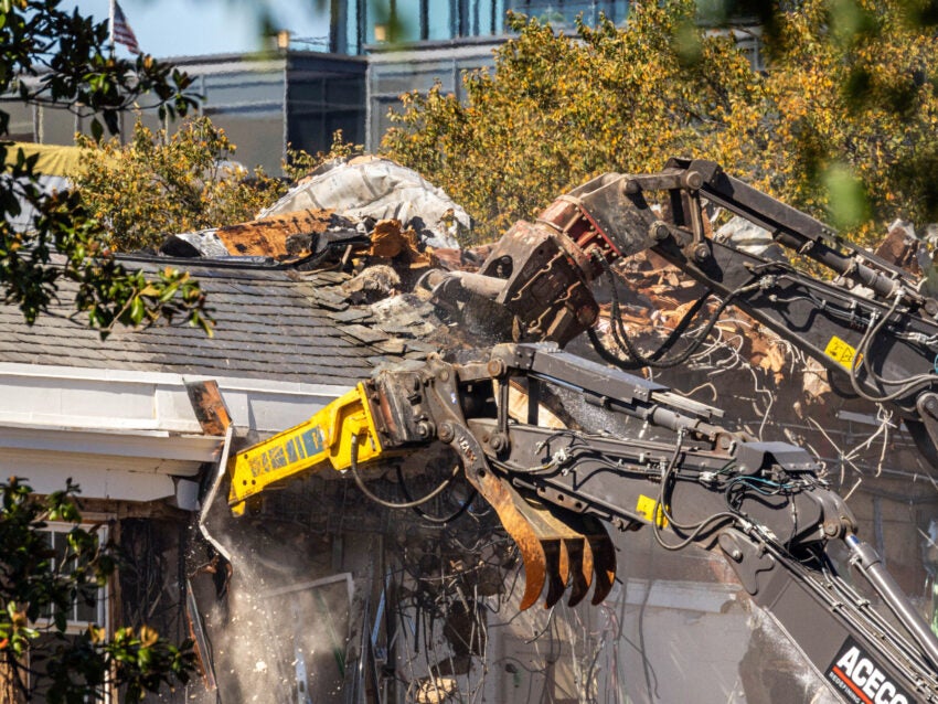 Trump is demolishing the White House East Wing to make way for his ballroom Trump is demolishing the White House East Wing to make way for his ballroom