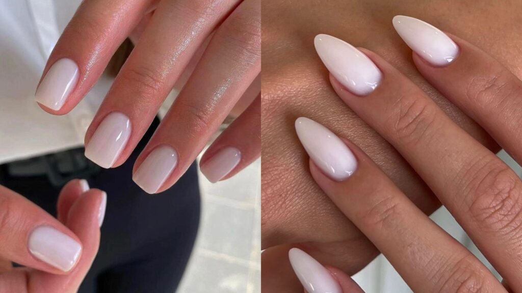 The Best Milky White Nails Inspiration for Every Mani Vibe