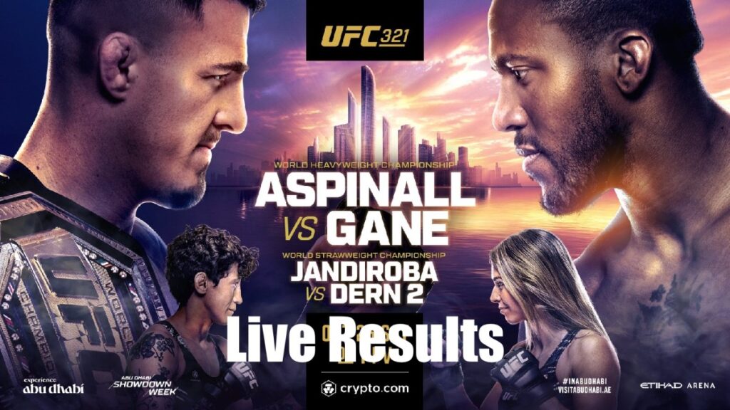 UFC 321: Aspinall vs. Gane Live Results and Analytics