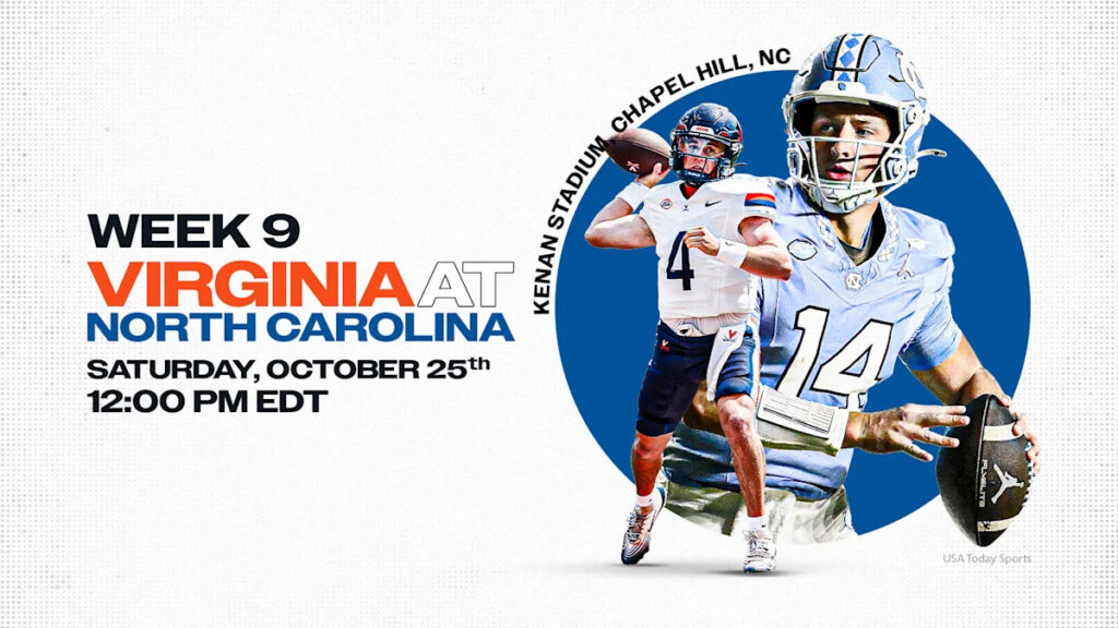 UNC-Virginia football Week 9 live blog