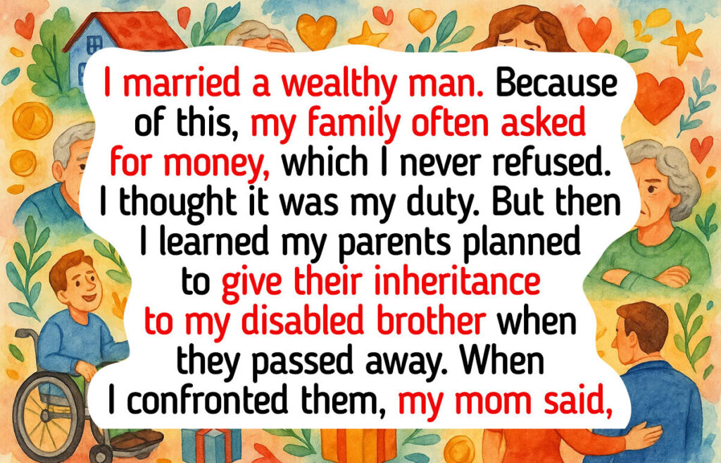 I Refused to Give My Inheritance to My Disabled Brother—I Feel No Guilt I Refused to Give My Inheritance to My Disabled Brother—I Feel No Guilt