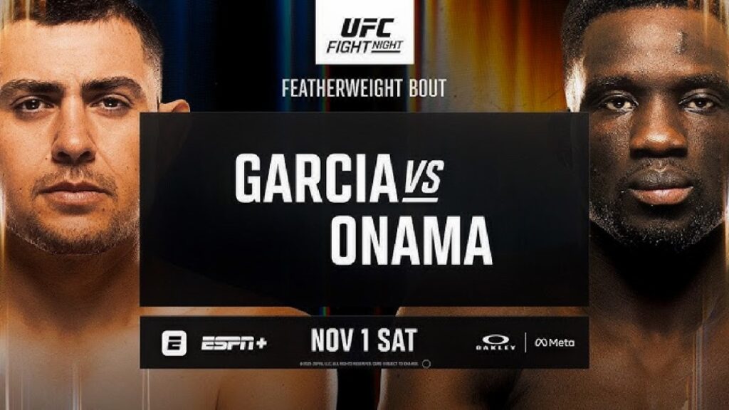 UFC Vegas 110: Garcia vs. Onama weigh-in results and video UFC Vegas 110: Garcia vs. Onama weigh-in results and video