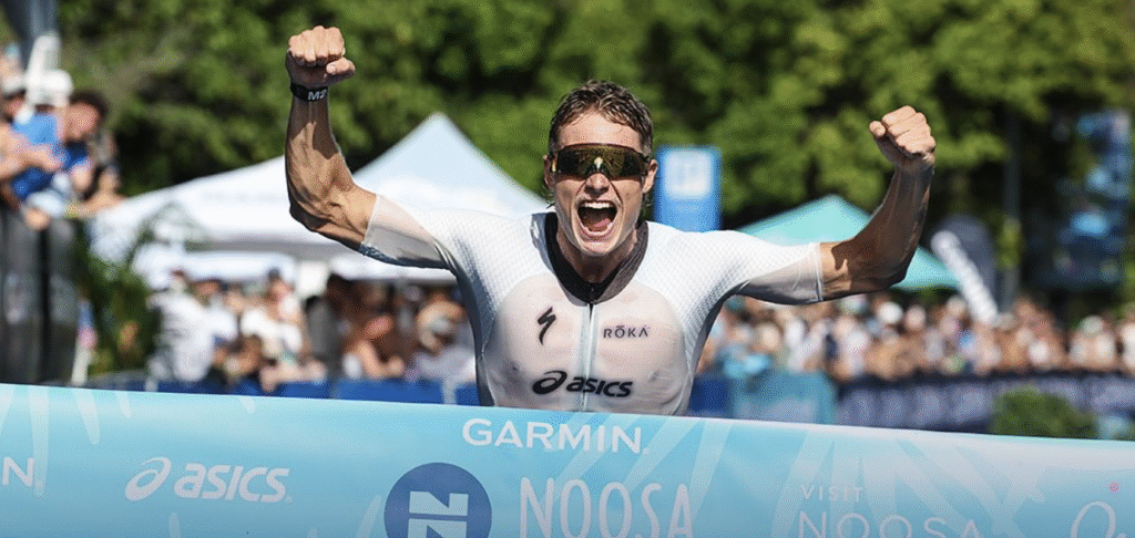 Noosa Triathlon: Matt Hauser keeps winning, Jessica Fullagar defeats Olympic Champion