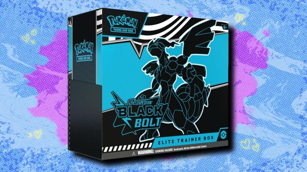 The Pokémon TCG Black Bolt Elite Trainer Box crashes to below market value at Amazon