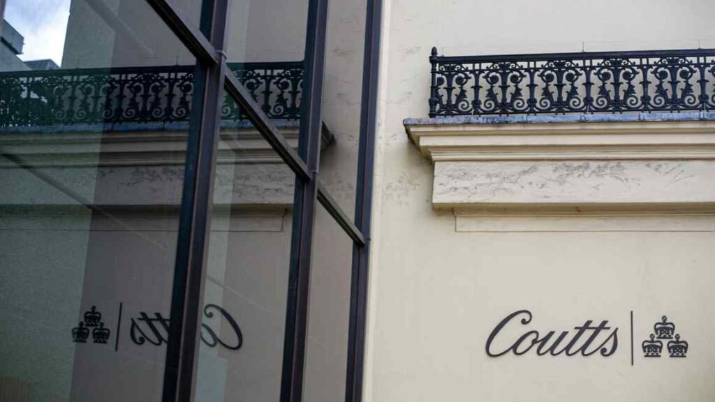 Elite bank Coutts increases fees for its least wealthy customers