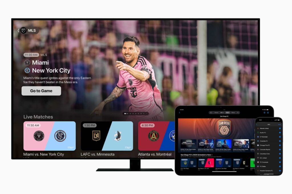 Apple TV drops its paywall for Major League Soccer