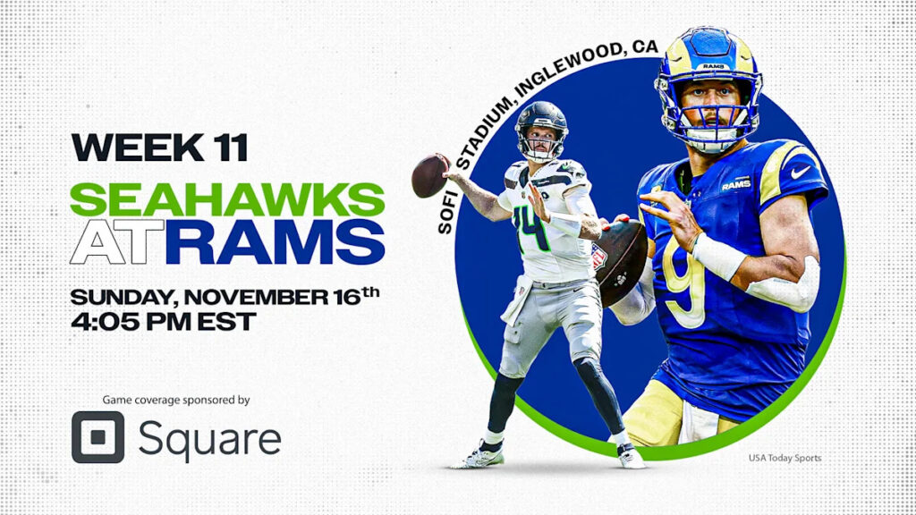 What channel is Seahawks vs. Rams on today? Time, TV schedule to watch Week 11 game