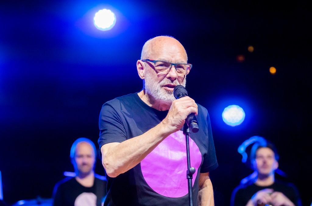 Brian Eno, Celeste & More Launch Bid for U.K. Christmas No. 1 With Palestinian Charity Single Brian Eno, Celeste & More Launch Bid for U.K. Christmas No. 1 With Palestinian Charity Single