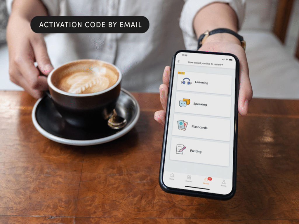 The simple way to commit to language learning is through Babbel