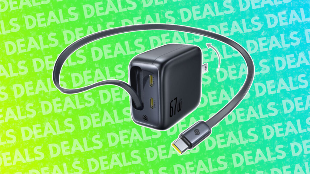 This ultra-portable USB-C charger with pull-out cable is 50% off today This ultra-portable USB-C charger with pull-out cable is 50% off today