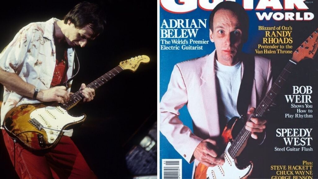 “I took it into rehearsals and Frank Zappa said, ‘If you wanted to ruin your guitar, why didn’t you loan it to a friend?’” Adrian Belew shares unseen photos of “the first relic’d guitar” – which he created with Seymour Duncan “I took it into rehearsals and Frank Zappa said, ‘If you wanted to ruin your guitar, why didn’t you loan it to a friend?’” Adrian Belew shares unseen photos of “the first relic’d guitar” – which he created with Seymour Duncan
