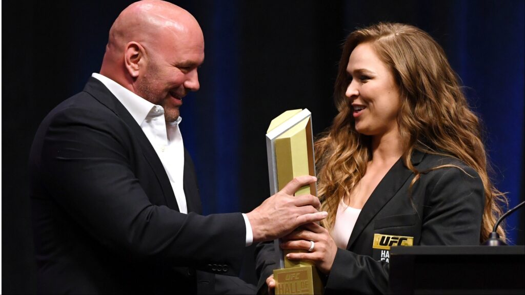 Dana White slams Ronda Rousey vs. Katie Taylor report during UFC 323 presser